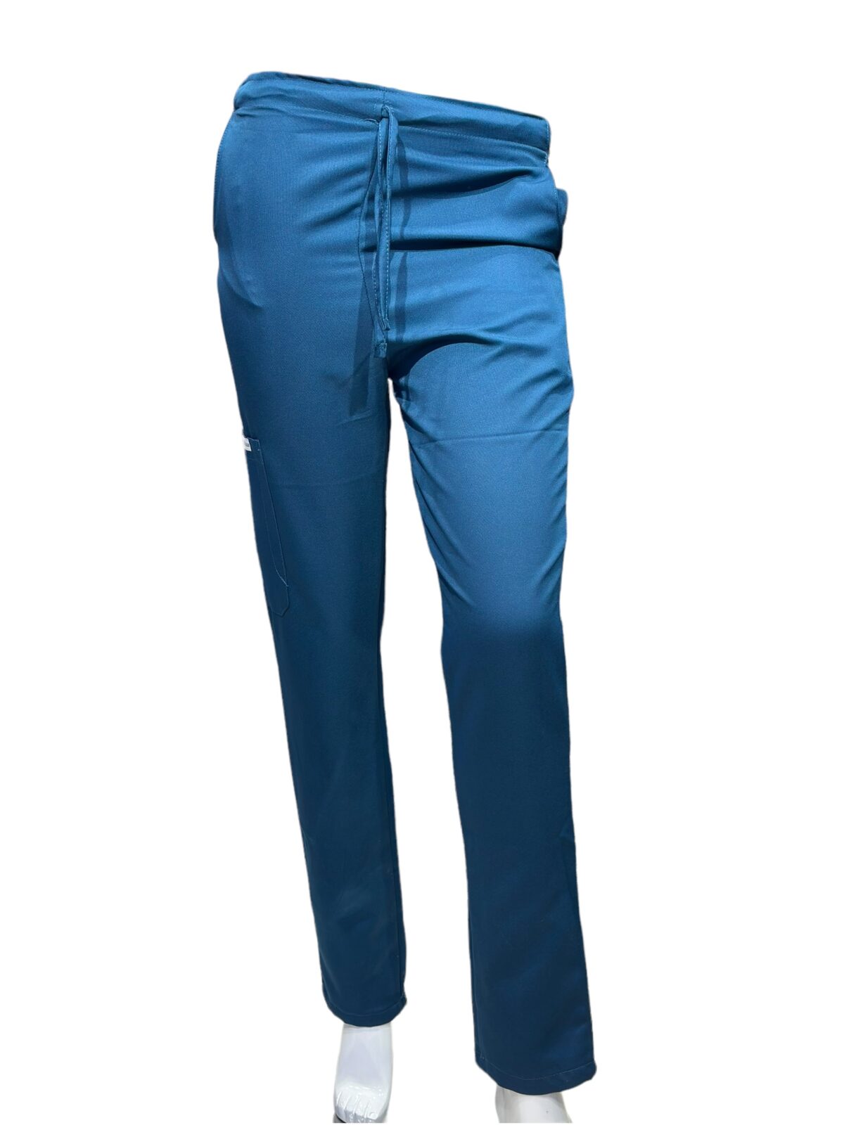 Pantalon tissu anti tâche léger – bleu pétrole