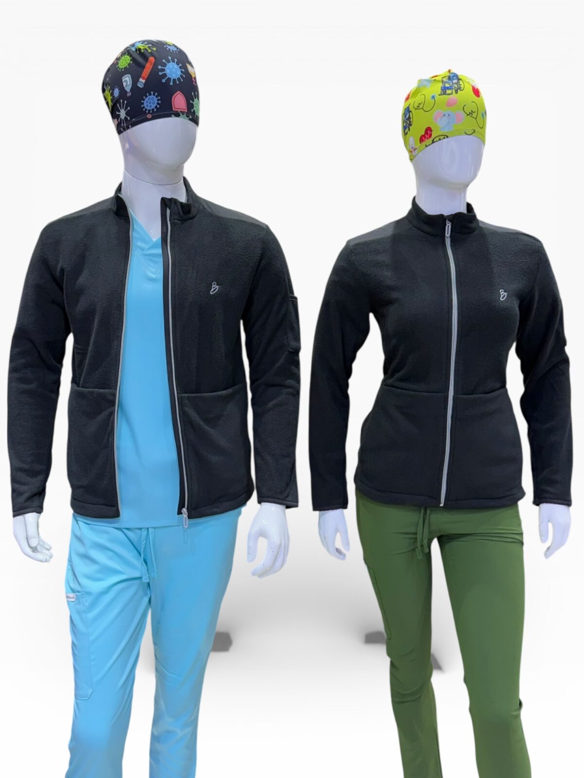 Veste polaire noire Unisexe