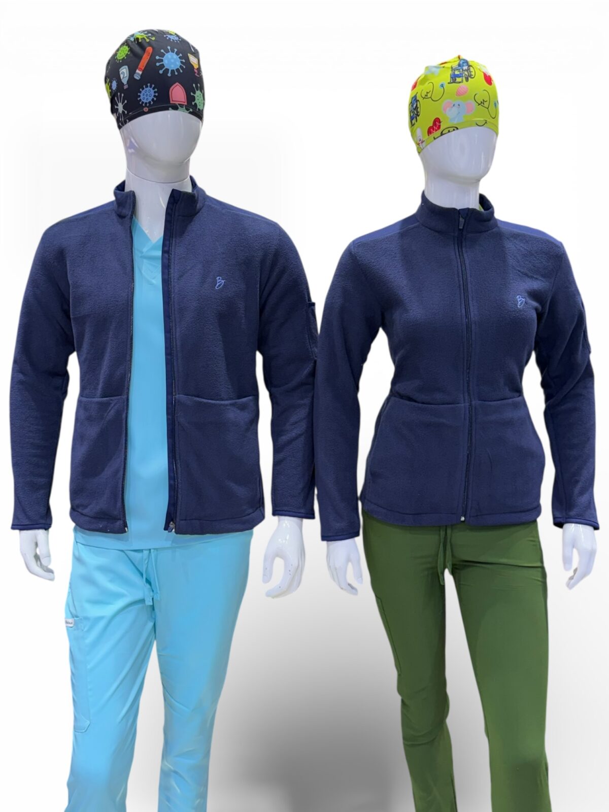 Veste polaire bleu marine Unisexe