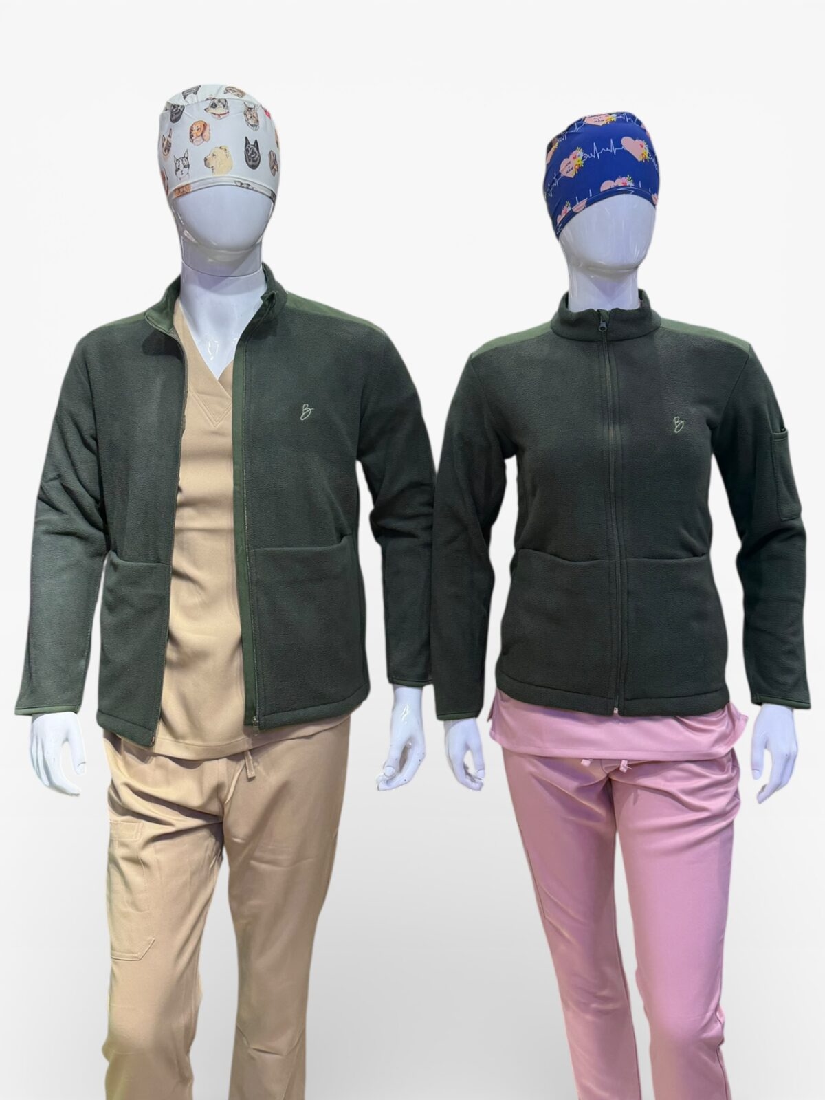 Veste polaire kaki Unisexe