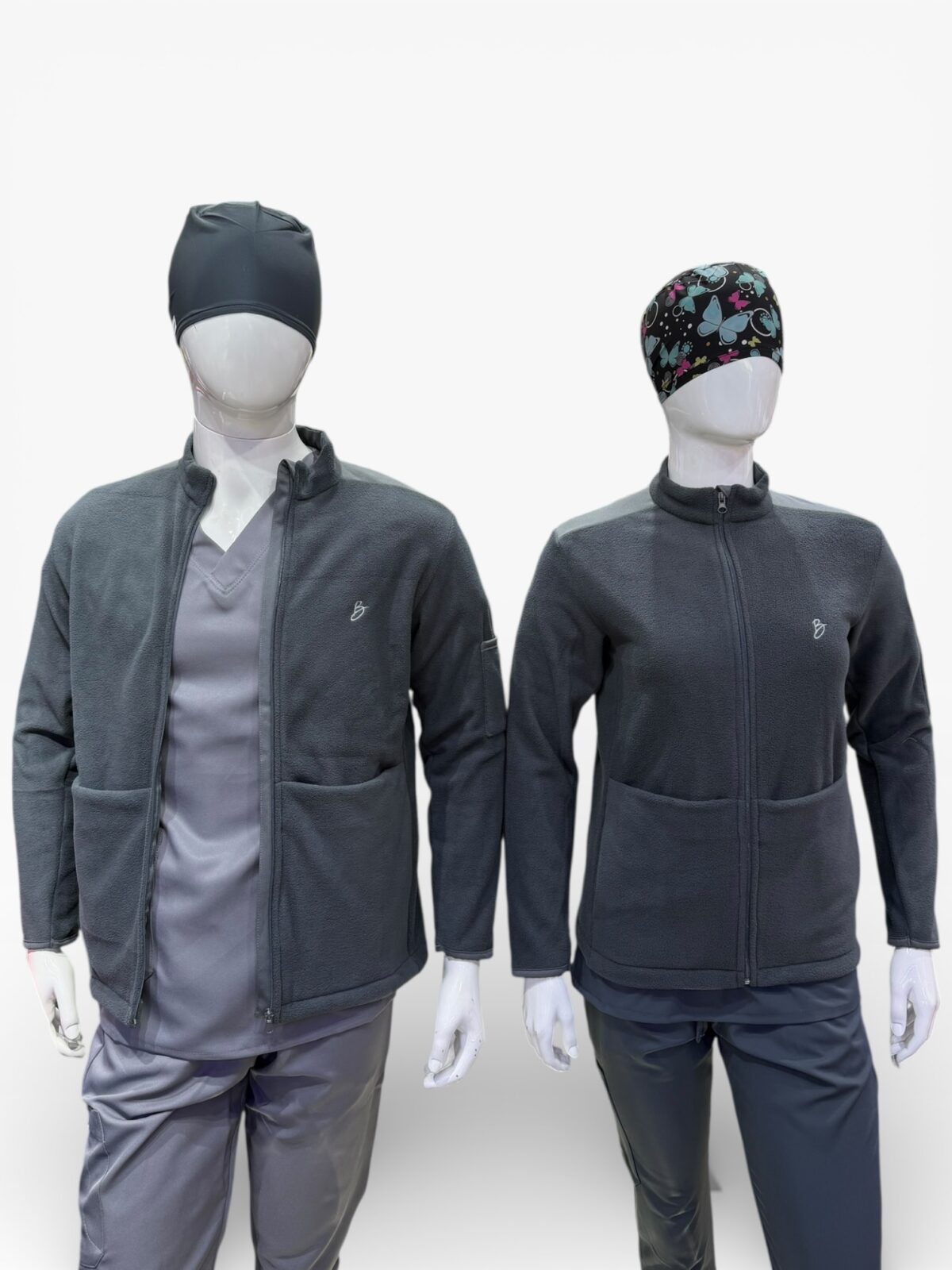 Veste polaire grise Unisexe